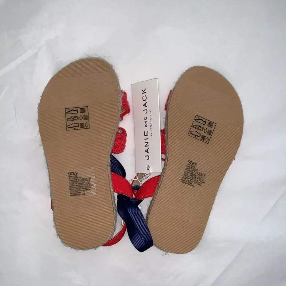 Janie and Jack Eyelet Espadrilles - NWT